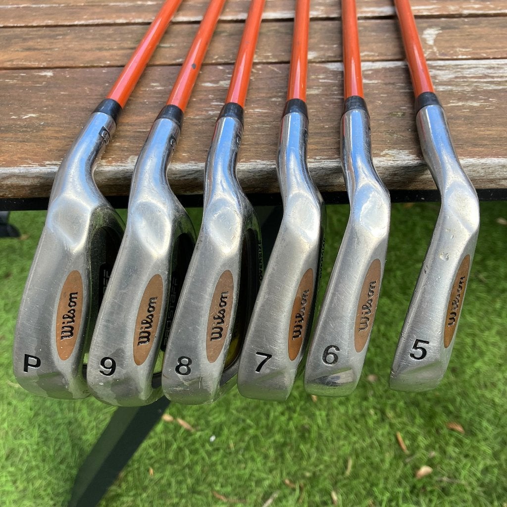 Wilson ProStaff oversize ijzerset P t/m 5 rechtshandig heren, Sport en Fitness, Overige merken, Set, Gebruikt, -