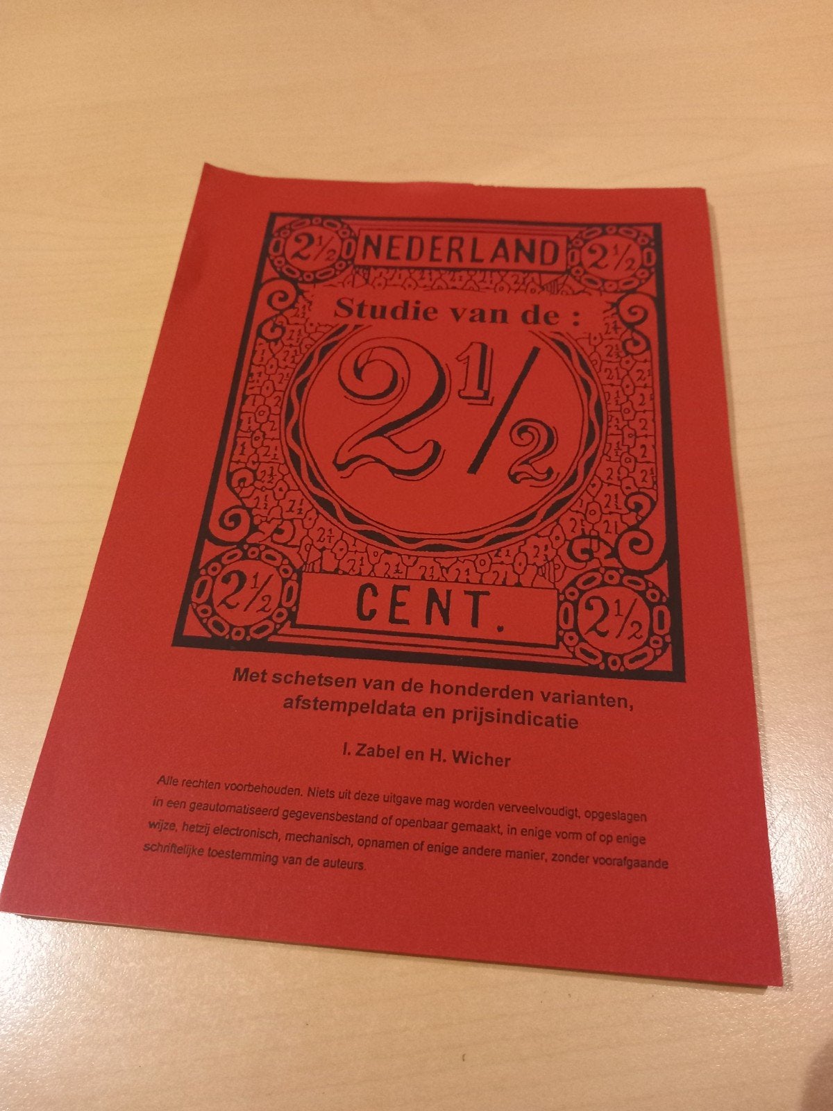 Studie van de 2 1/2 Cent: Schetsen, afstempeldata, prijzen, Ophalen of Verzenden, Catalogus