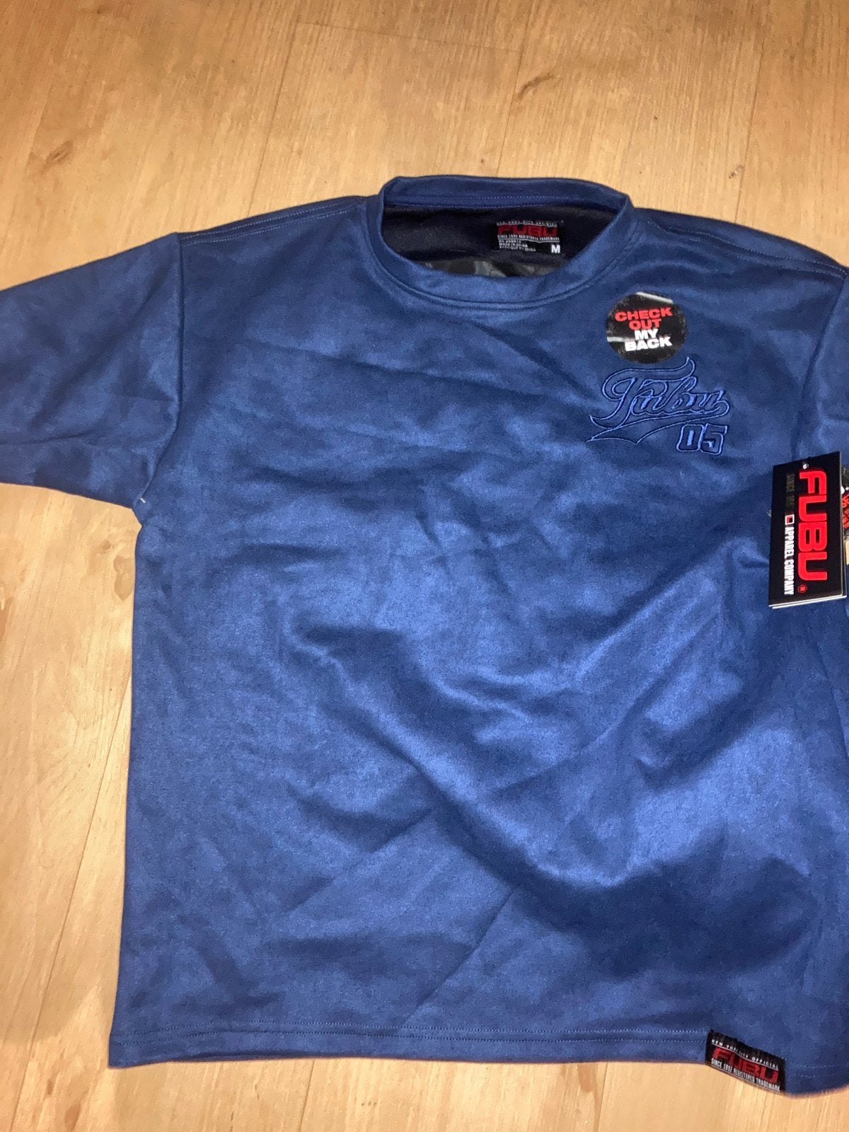 Fubu 2-delige set: T-shirt en korte broek (Maat M), Verzenden, Nieuw, Maat 48/50 (M), Blauw