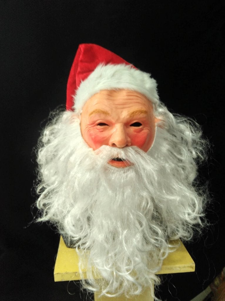 Kerstman Masker Latex Kerst Santa Clause Christmas Carnaval, Verzenden, Nieuw, Feestartikel, Kerst of Sinterklaas