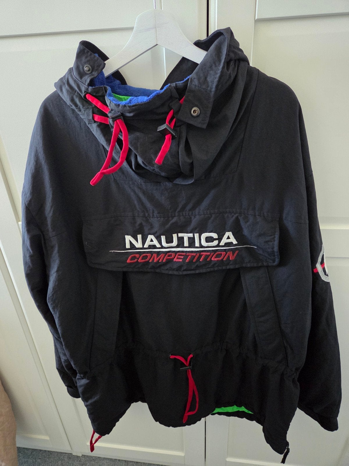 Nautica Competition Anorak Jas Zwart XL/TG, Zwart, Maat 56/58 (XL), Ophalen of Verzenden, Zo goed als nieuw