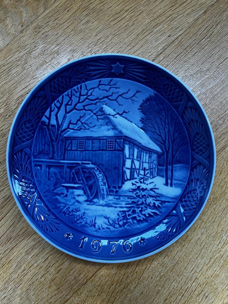 Royal Copenhagen Kerstbord 1976, Ophalen of Verzenden