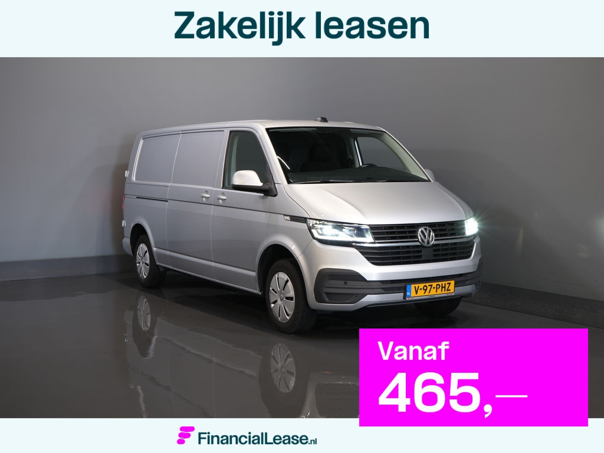 Volkswagen Transporter 2.0 TDI 150 pk DSG Aut. L2 LED/ Adapt, Stof, Gebruikt, 4 cilinders, 150 pk