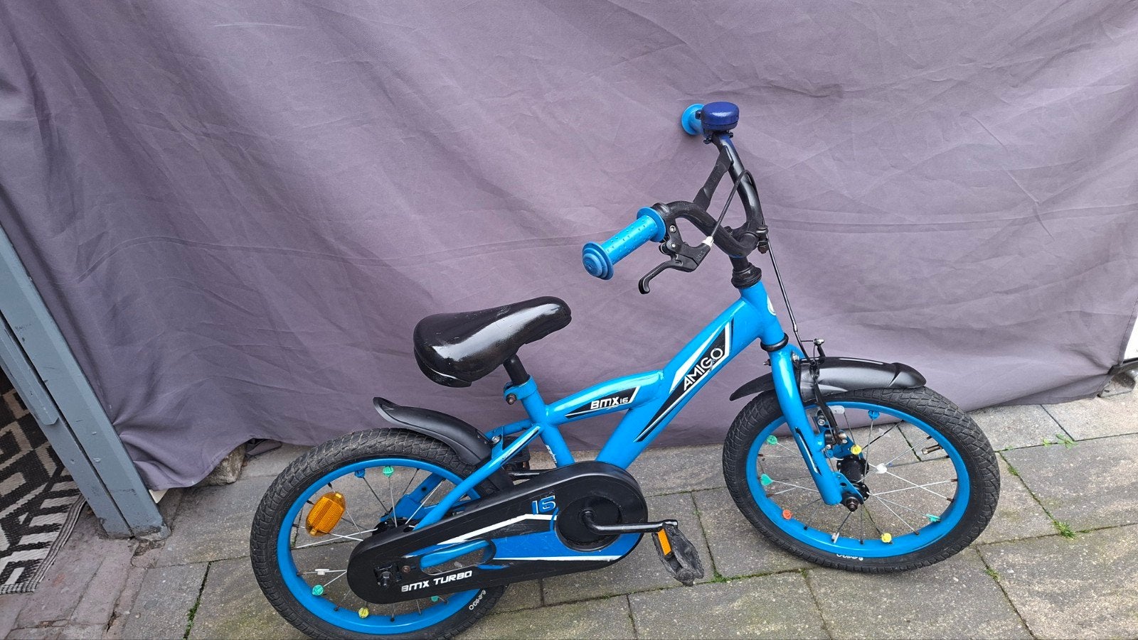 Amico BMX Jongens fiets 16 inch, Fietsen en Brommers, Ophalen, Terugtraprem, Zijwieltjes, 16 tot 20 inch