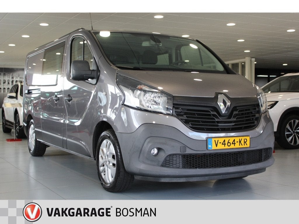 Renault Trafic 1.6 dCi L2H1 DC/TREKAAK/CAMERA/CRUISE, Auto's, Keurmerk '100% Onderhouden', Stof, Gebruikt, Renault