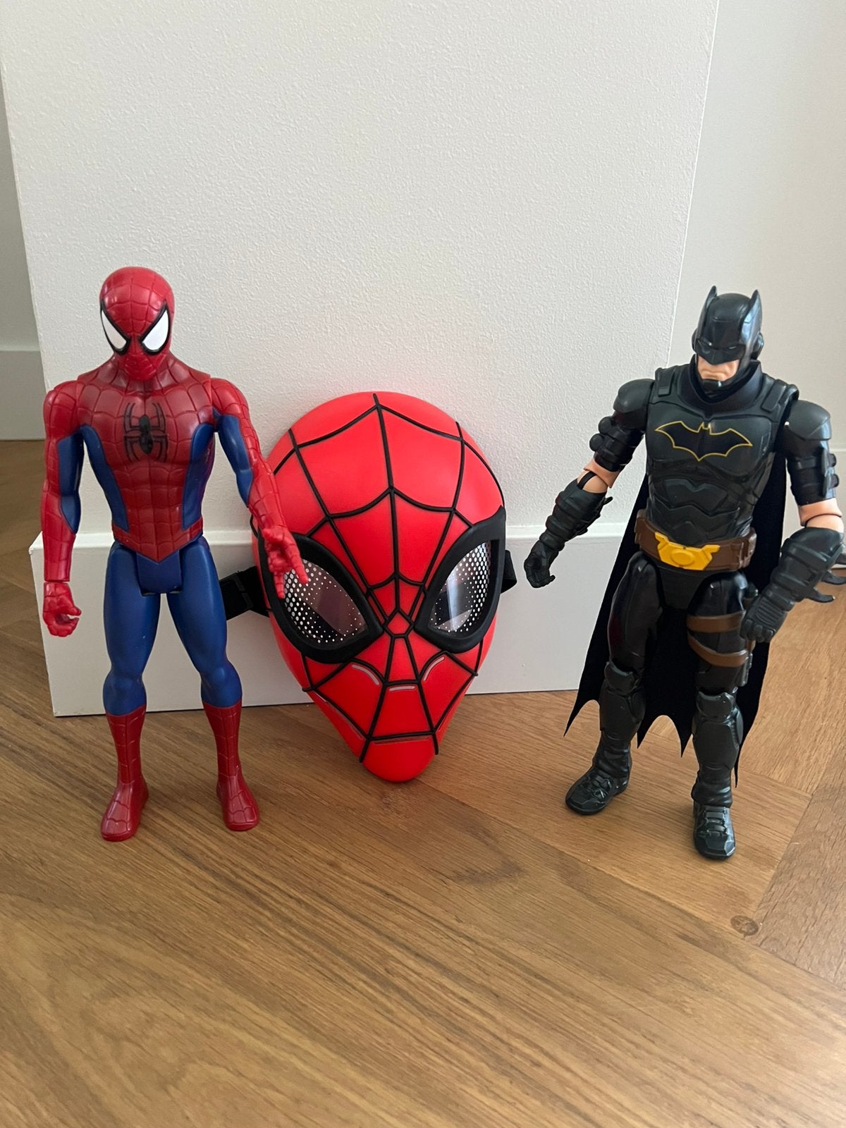 Spider-Man en Batman pop, incl. Spider-man masker, Ophalen, Zo goed als nieuw