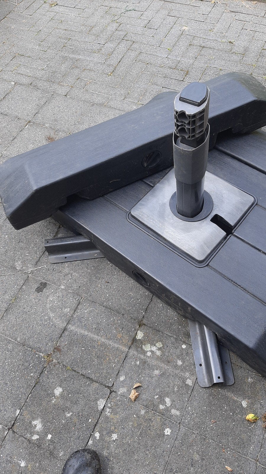 grote parasolvoet, Ophalen, Minder dan 1 meter, Parasolvoet