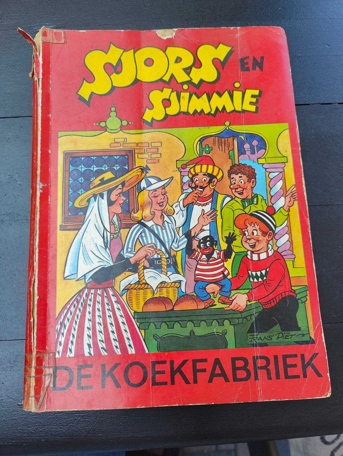 Sjors en Sjimmie - De Koekfabriek (oud stripboek), Eén stripboek, Ophalen, Gelezen, Frans Piët