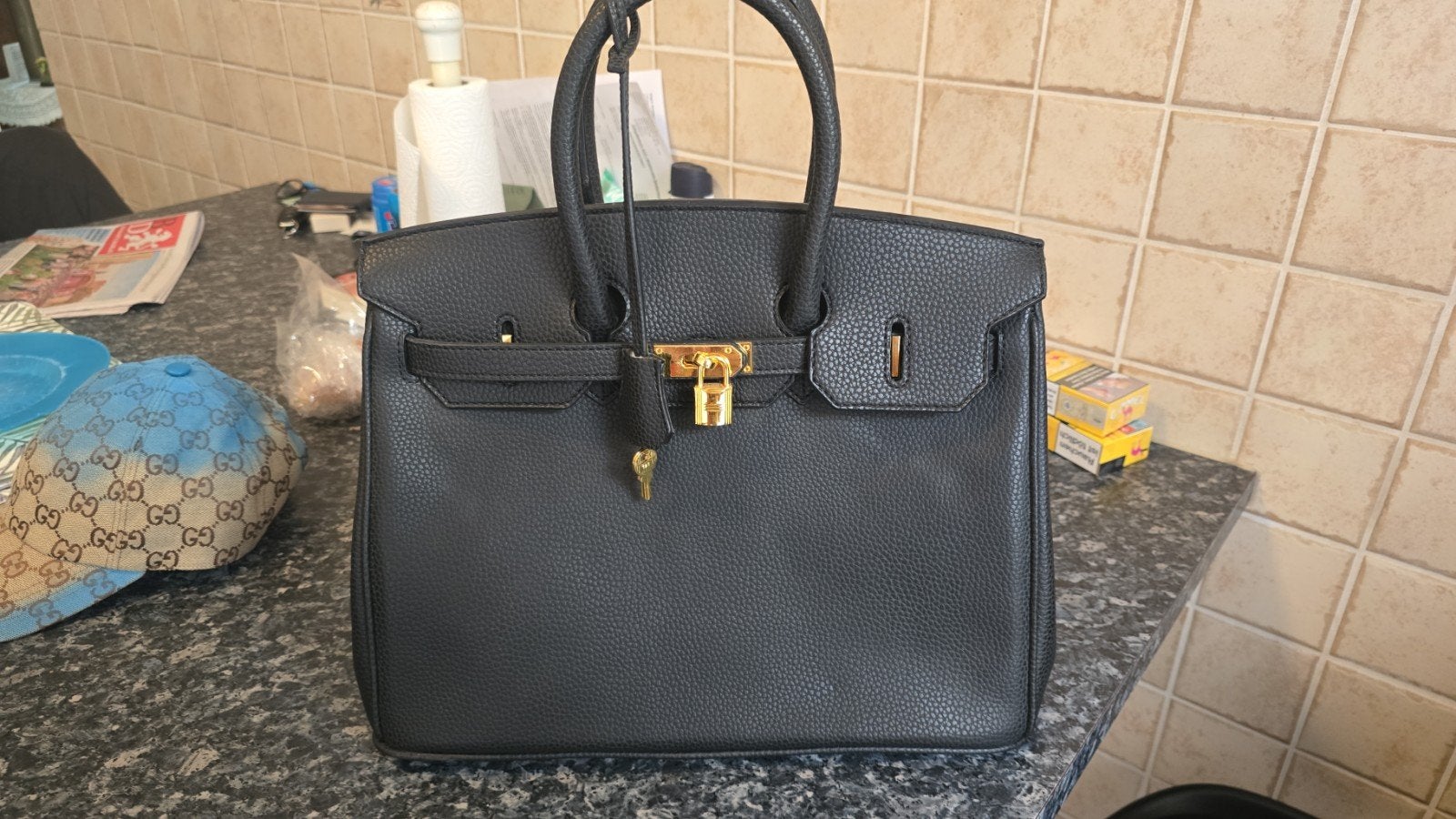 Hermes birkin bag nieuw, 30 cm of meer, Zwart, Ophalen of Verzenden, Nieuw