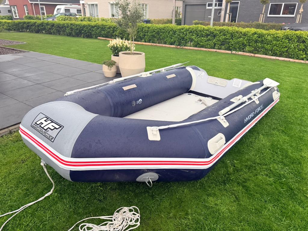 Hydroforce 330 Rubberboot met Airdeck bodem, Airdeck, Zo goed als nieuw, Opbergtas, 3 m