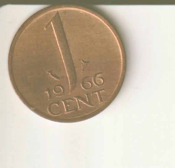 1 cent 1966 b nederland, Postzegels en Munten, Munten | Nederland, Verzenden, Koningin Juliana, 1 cent
