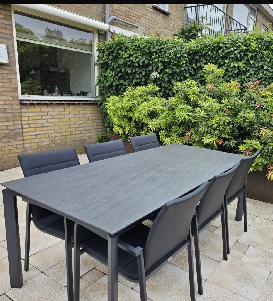 tuinset, Tuin en Terras, Ophalen of Verzenden, Nieuw, Rechthoekig, Aluminium