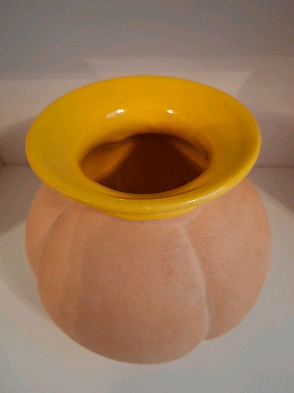 Pompoen vaas, bloempot, herst decoratie, accessoiers, Rond, Binnen, Ophalen of Verzenden, Zo goed als nieuw