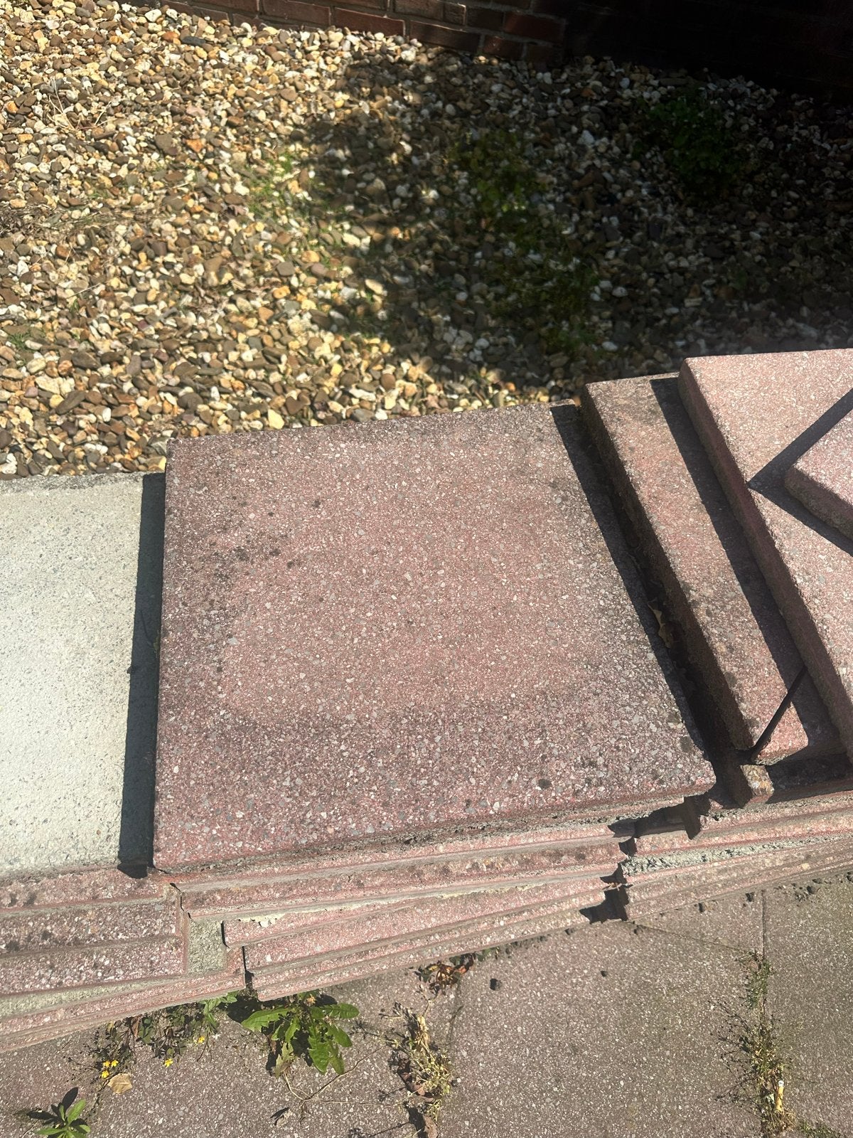 Tuintegels 40x40cm - Diverse kleuren, Tuin en Terras, Tegels en Klinkers, Ophalen, Gebruikt, 10 m² of meer, Beton