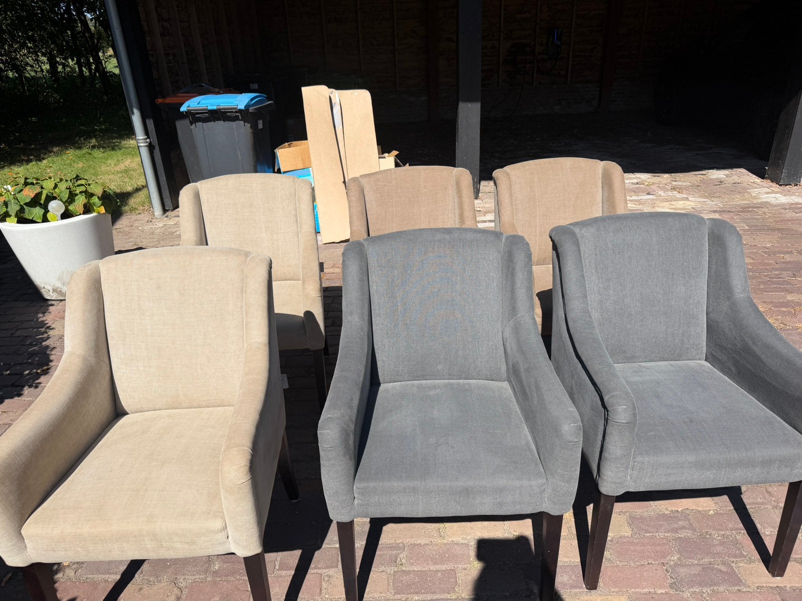 6 Eetkamer stoelen te koop, Ophalen, Gebruikt, Vijf, Zes of meer stoelen