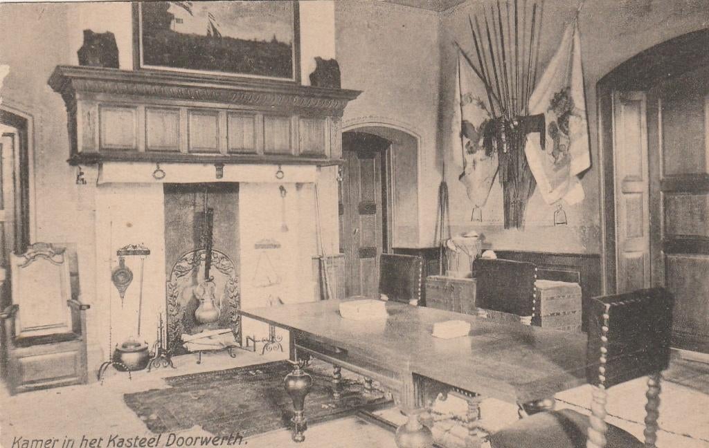 interieur kasteel doorwerth, Ophalen of Verzenden, 1940 tot 1960, Gelderland