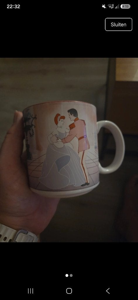 Mokken disney, Verzamelen, Ophalen of Verzenden, Overige figuren, Zo goed als nieuw, Servies