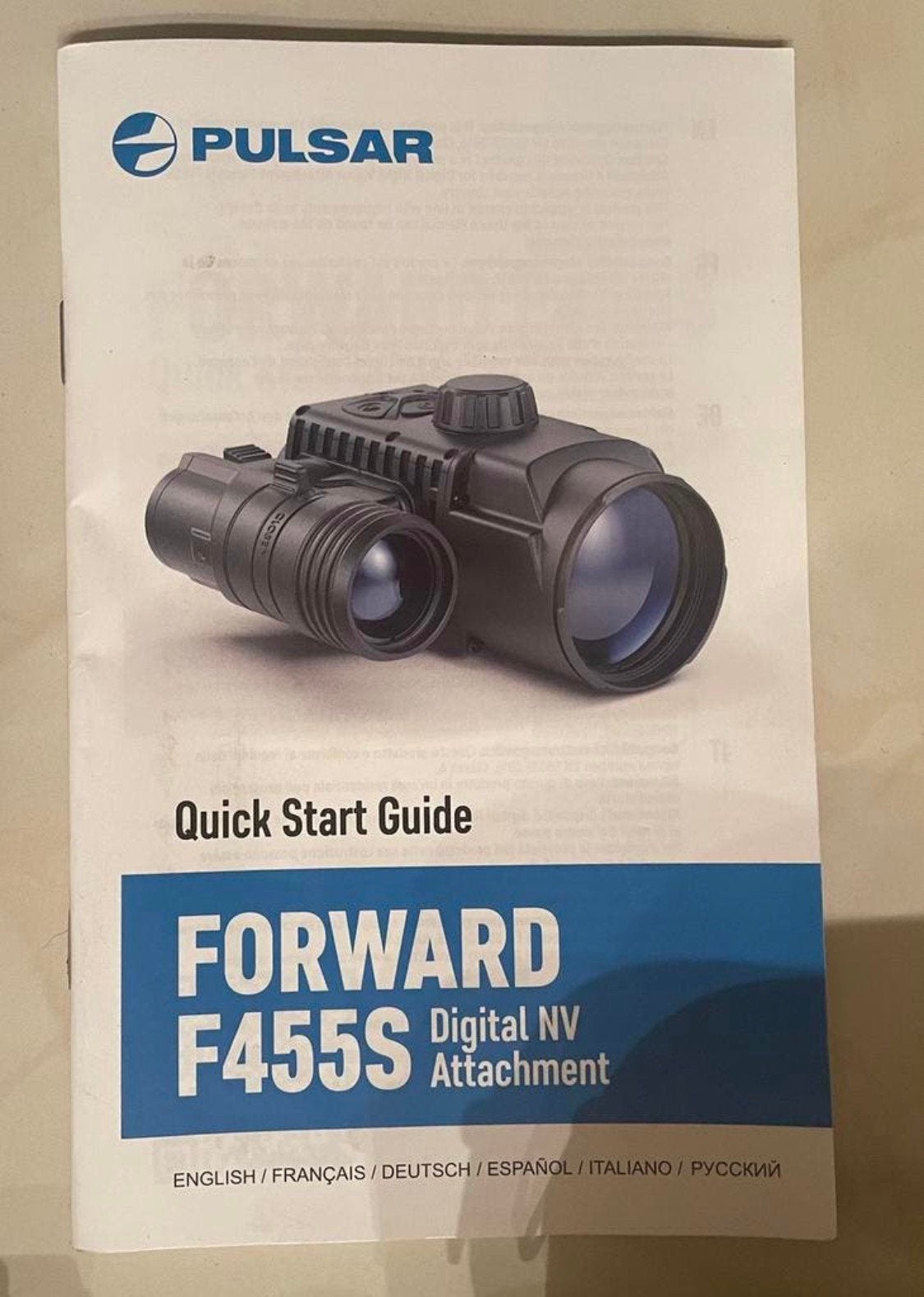 Pulsar F455 nachtkijker met Rusan adapter, Ophalen, Zo goed als nieuw