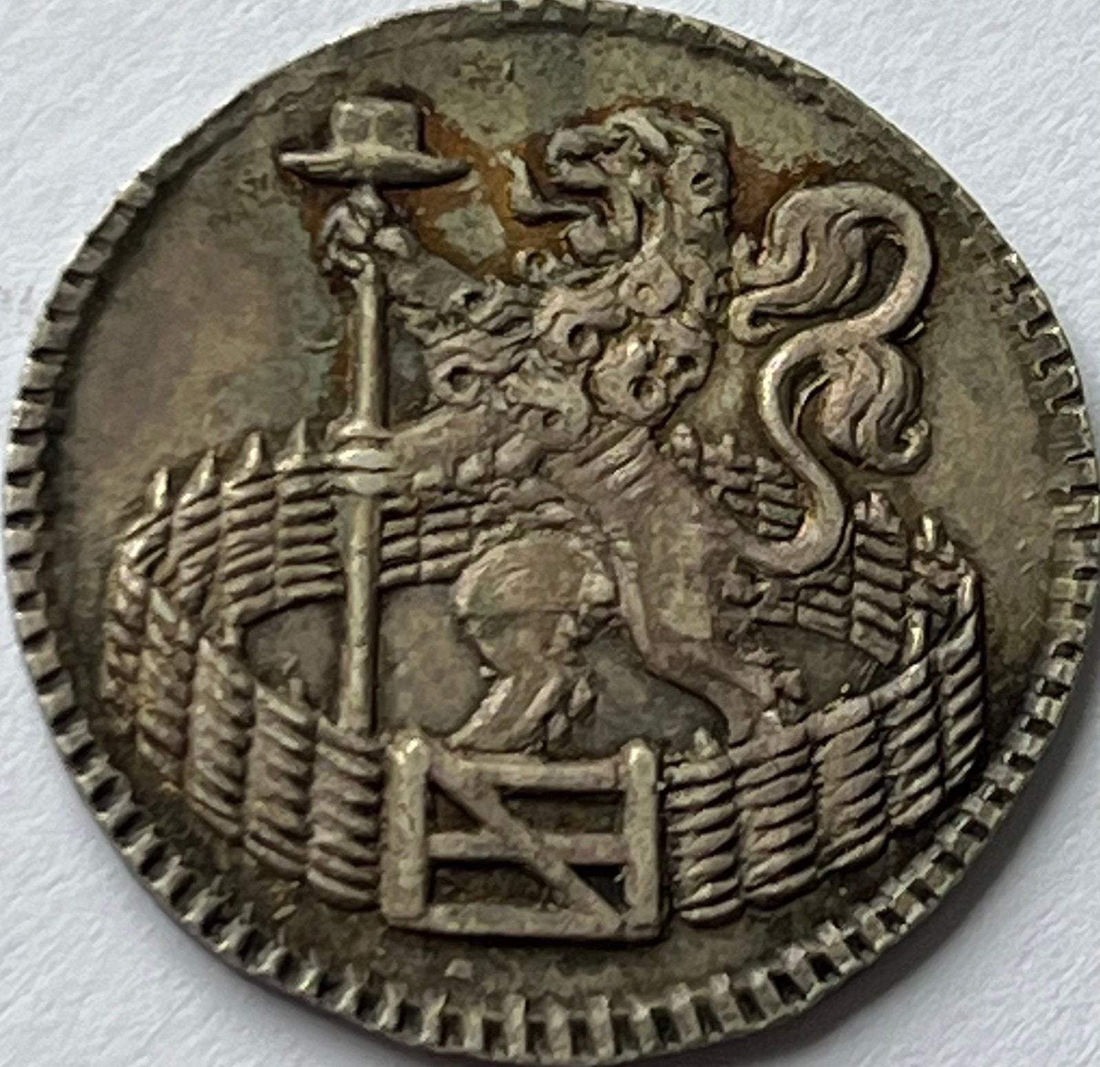 Holland hele mooie zilveren duit 1739, Postzegels en Munten, Munten | Nederland, Vóór koninkrijk, Zilver, Losse munt, Overige waardes