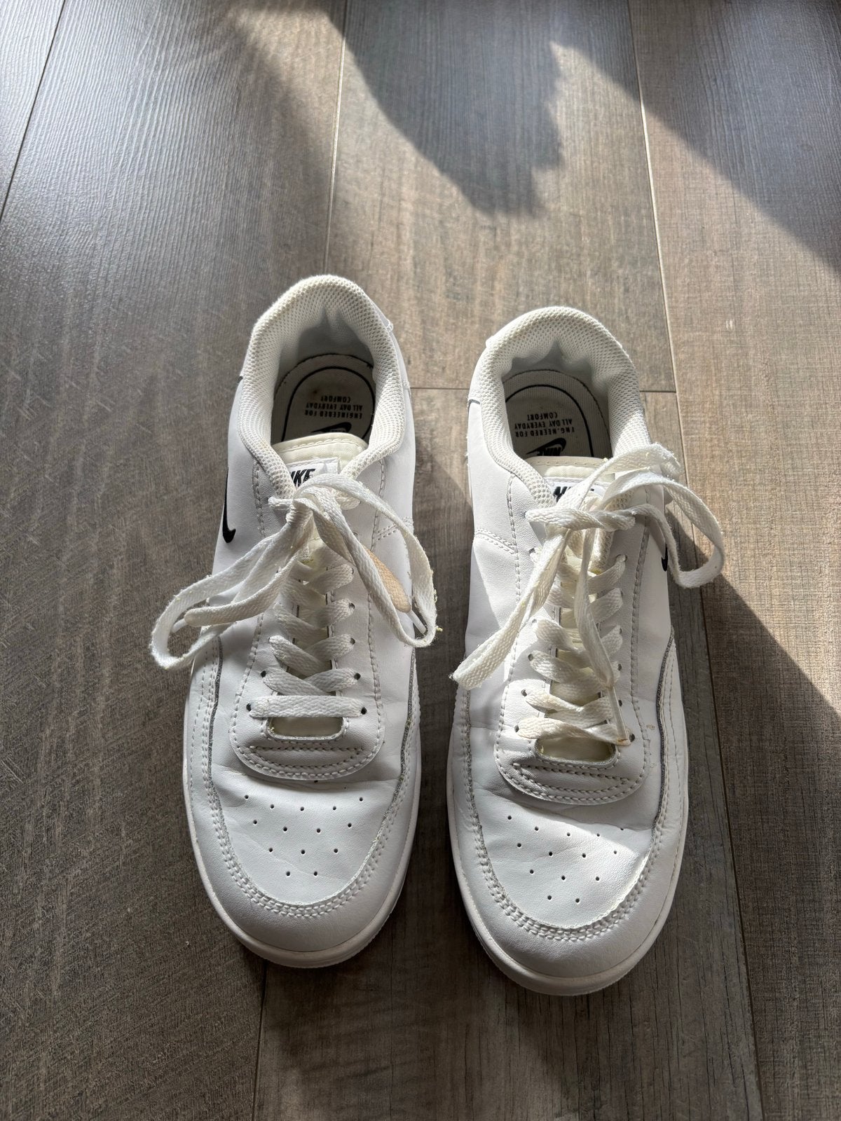 Nike Court Vintage sneakers wit - Maat 41, Wit, Ophalen of Verzenden, Sneakers of Gympen, Gedragen
