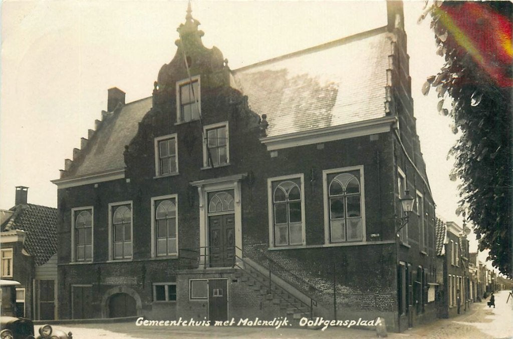 701-163-049 Ooltgensplaat Gemeentehuis, Verzamelen, Verzenden, Voor 1920, Zuid-Holland
