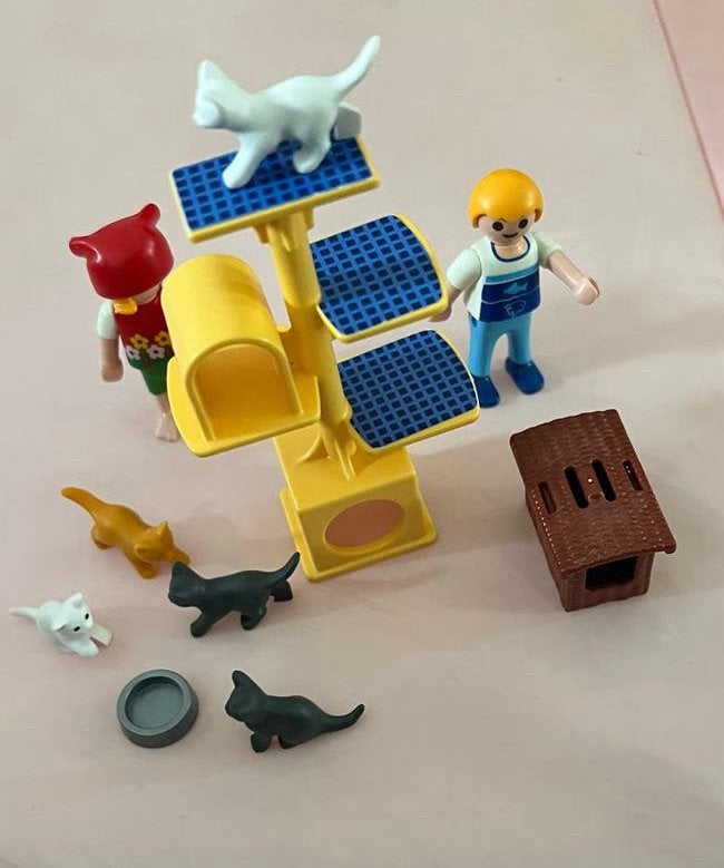 Playmobil City 4347 Kattenopvang met Figuren en Accessoires, Ophalen of Verzenden, Gebruikt, Jongen of Meisje
