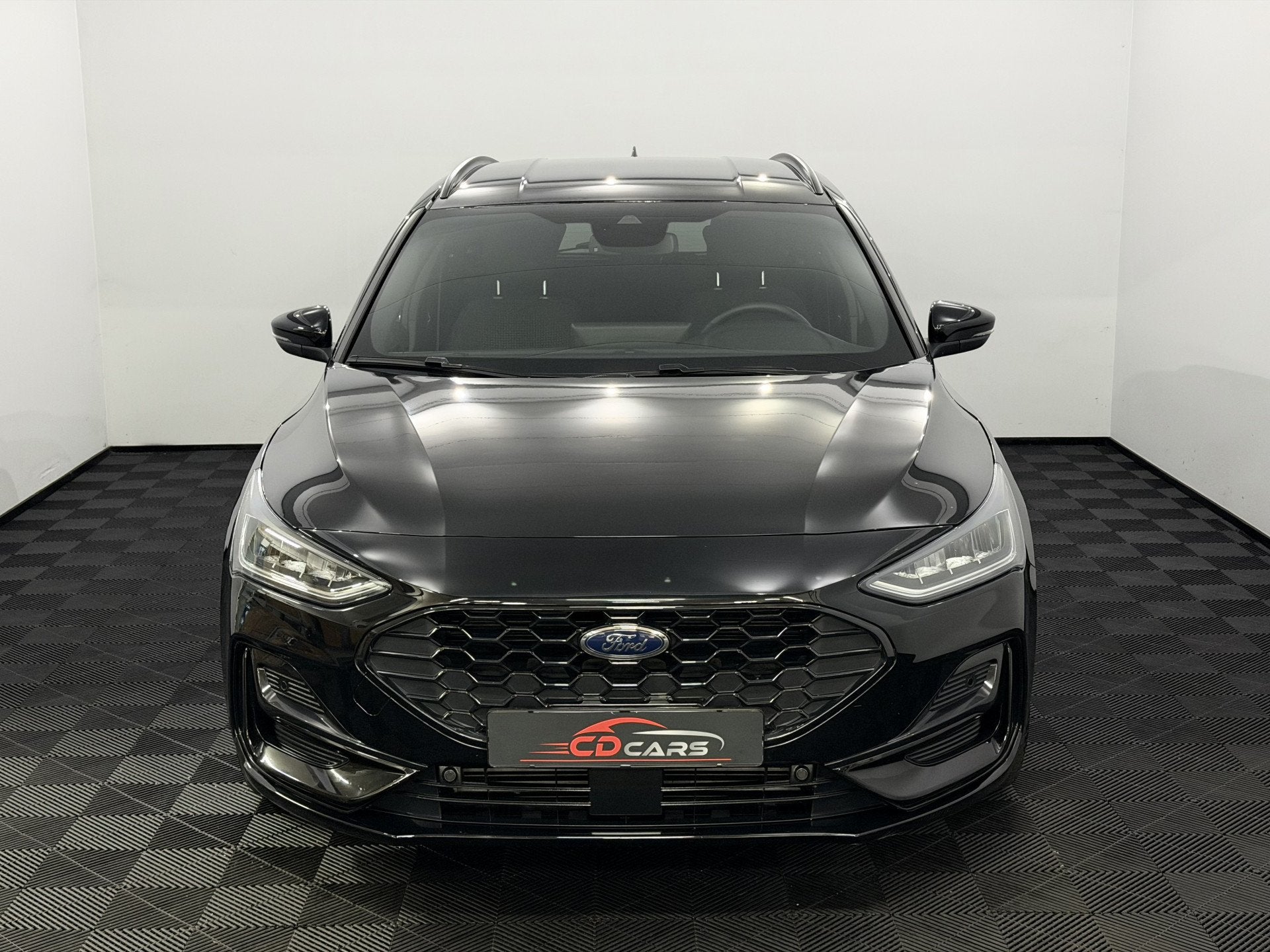 Ford Focus 1.0 EcoBoost Hybrid ST Line 155pk Camera, Nvi, Ke, Stof, Gebruikt, Zwart, 155 pk