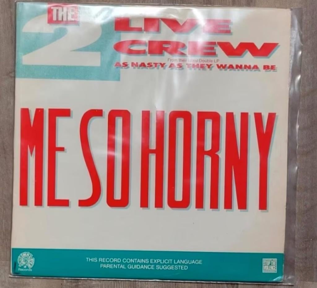 2 Live Crew  - Me So Horny, Ophalen of Verzenden, 1985 tot 2000, Zo goed als nieuw, 12 inch