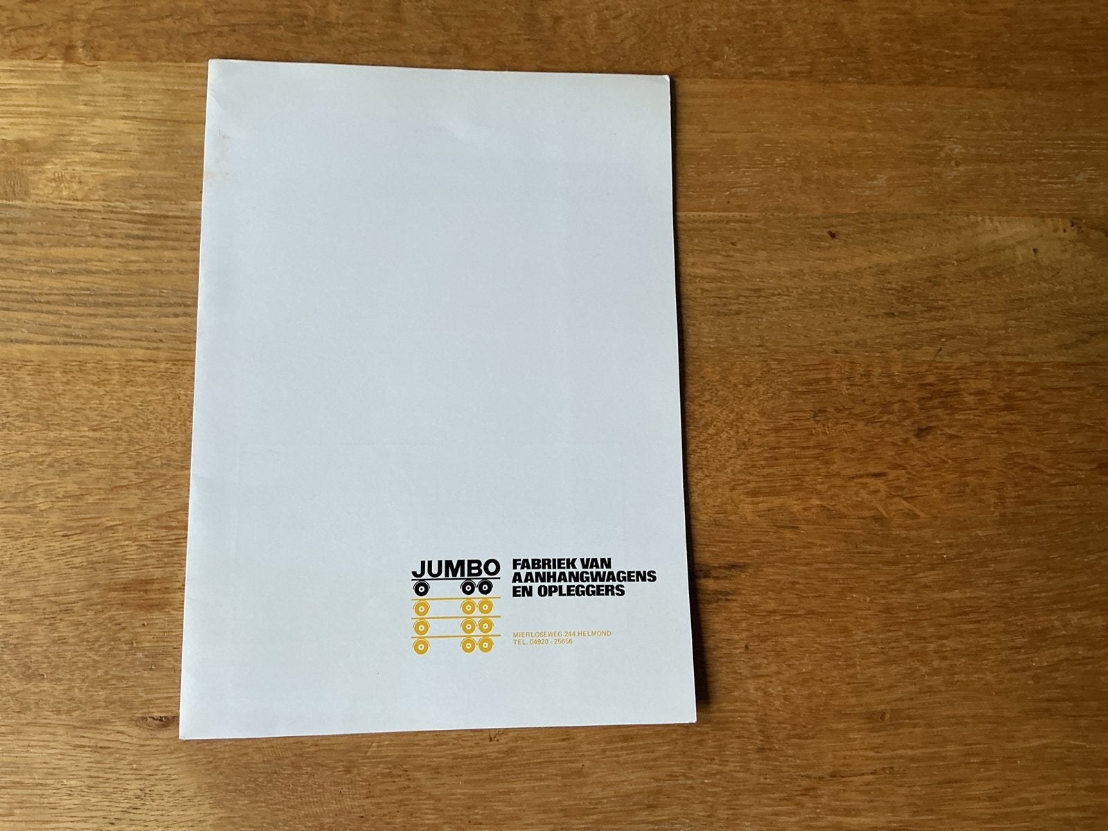 Jumbo Aanhangwagens en Opleggers Catalogus, Ophalen of Verzenden, Zo goed als nieuw