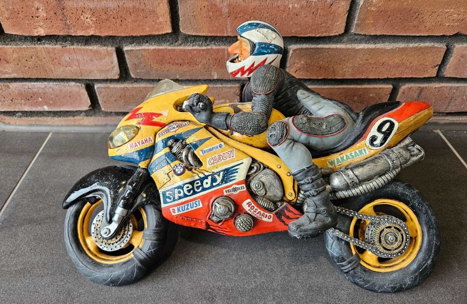 Guillermo Forchino beeld - The Motorbike / Speedy, Ophalen of Verzenden, Gebruikt