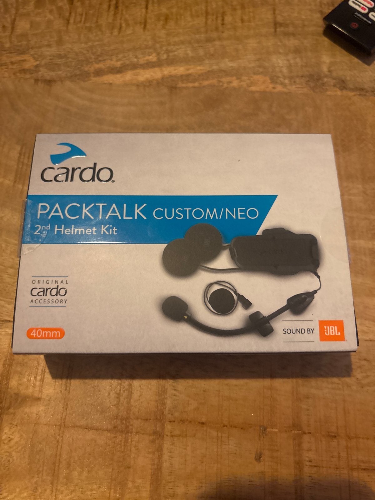 Cardo Packtalk Custom/Neo 2e Helm Kit - JBL Audio, Ophalen, Nieuw