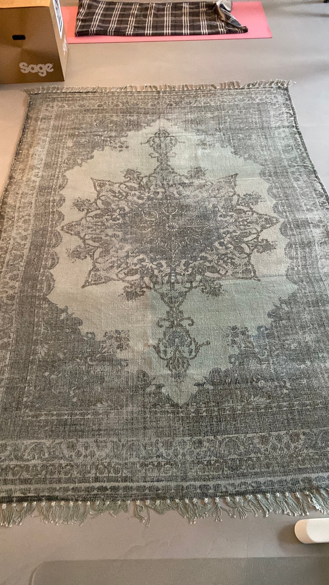 Vloerkleed vintage uitstraling, Huis en Inrichting, Ophalen, Gebruikt, 150 tot 200 cm, Vintage