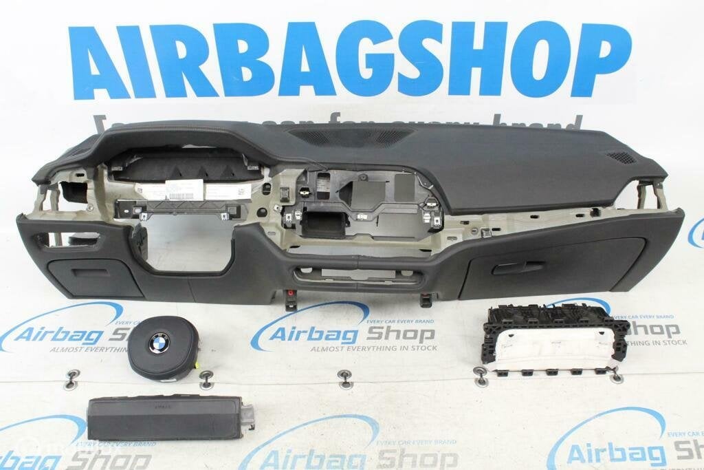 Airbag set - Dashboard M grijs stiksels BMW 3 serie G20, Gebruikt, Ophalen of Verzenden