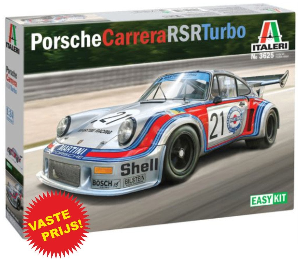 Porsche Carrera RSR Turbo (Italeri 3625) 1/24, Groter dan 1:32, Nieuw, Ophalen of Verzenden, Italeri