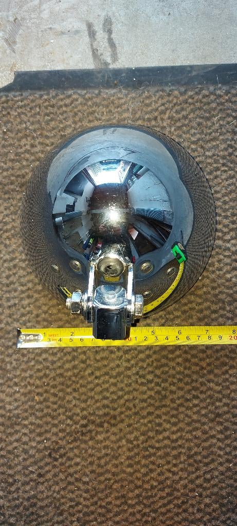 Koplamp reflector is mat. kan op alle motoren., Ophalen of Verzenden, Gebruikt