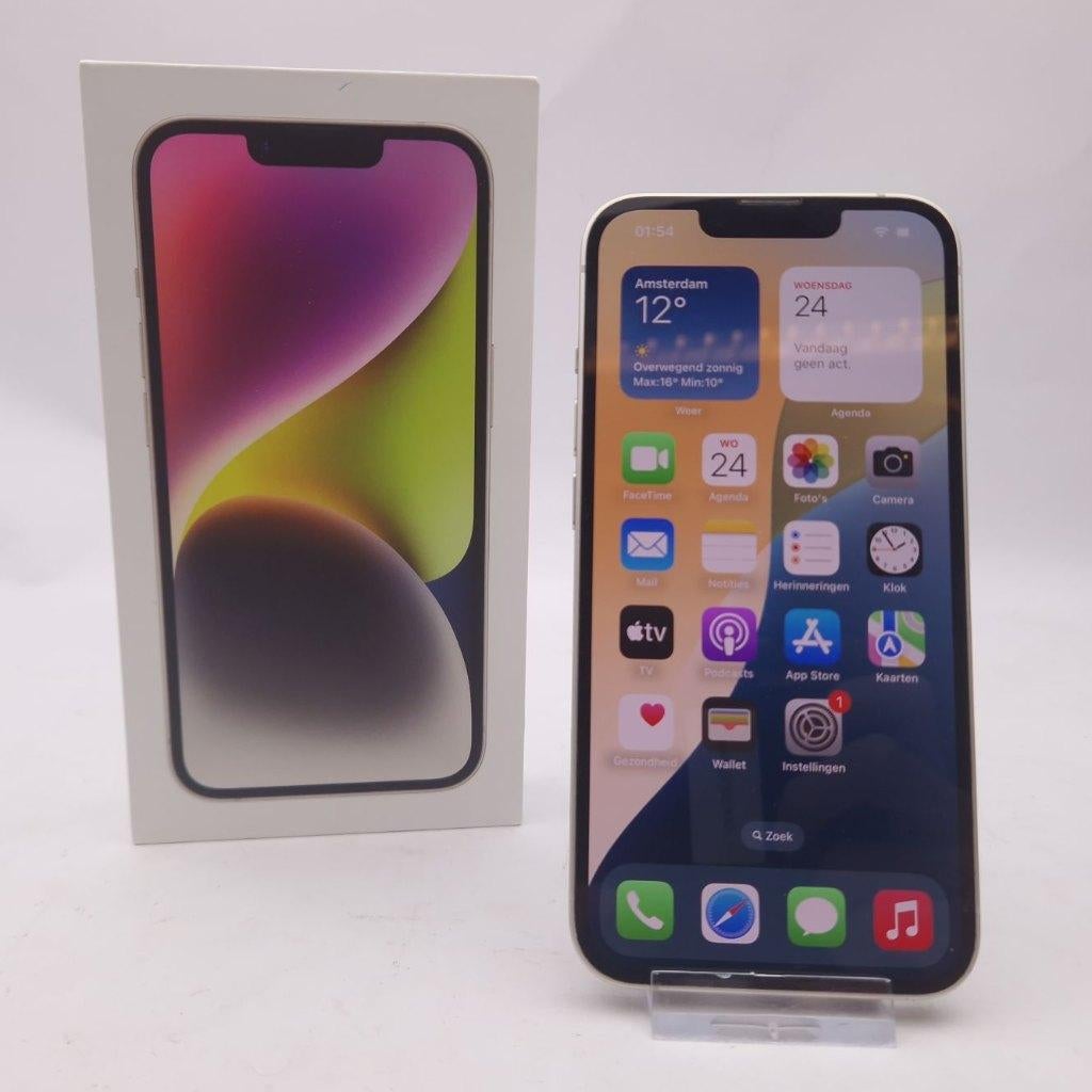 Apple iPhone 14 | 128GB | 85% | Nu voor maar € 369,99!, Ophalen of Verzenden, Gebruikt