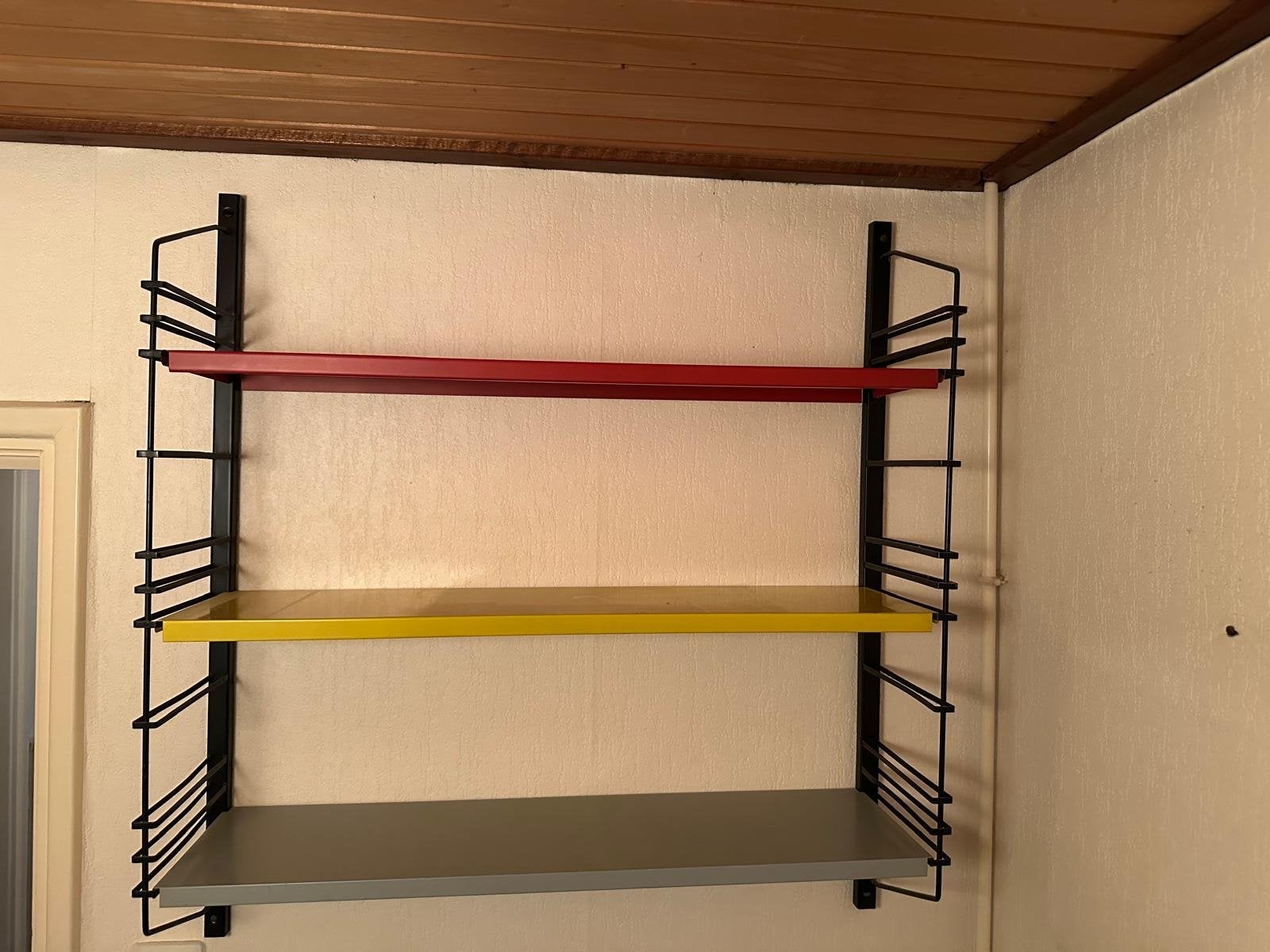 Vintage Tomado wandsysteem met 3 planken, Ophalen, Gebruikt