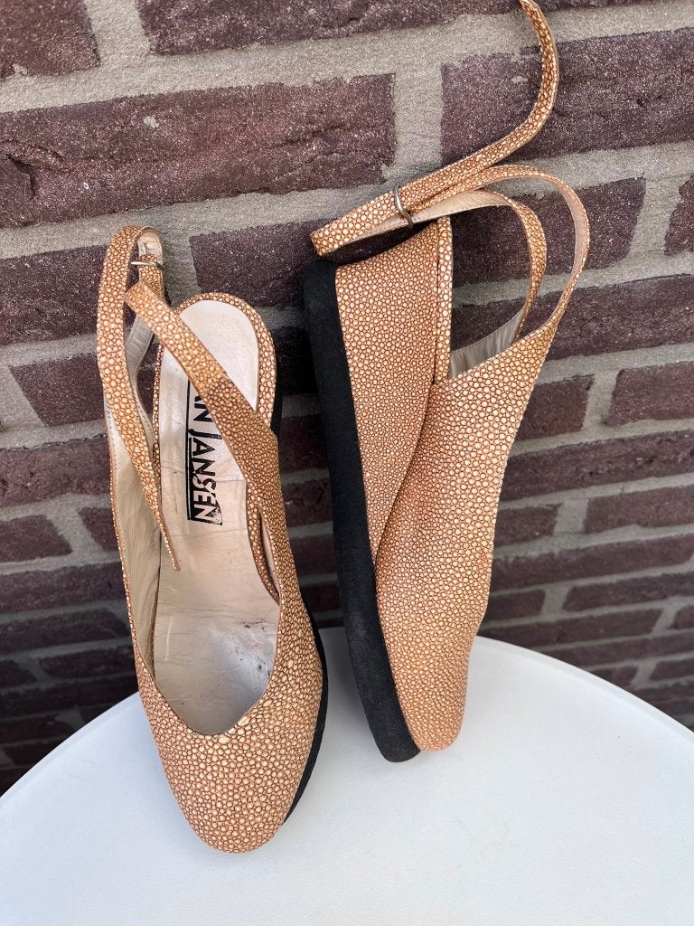 Jan Jansen schoenen, Kleding | Dames, Schoenen, Ophalen, Schoenen met lage hakken, Beige, Jan Jansen
