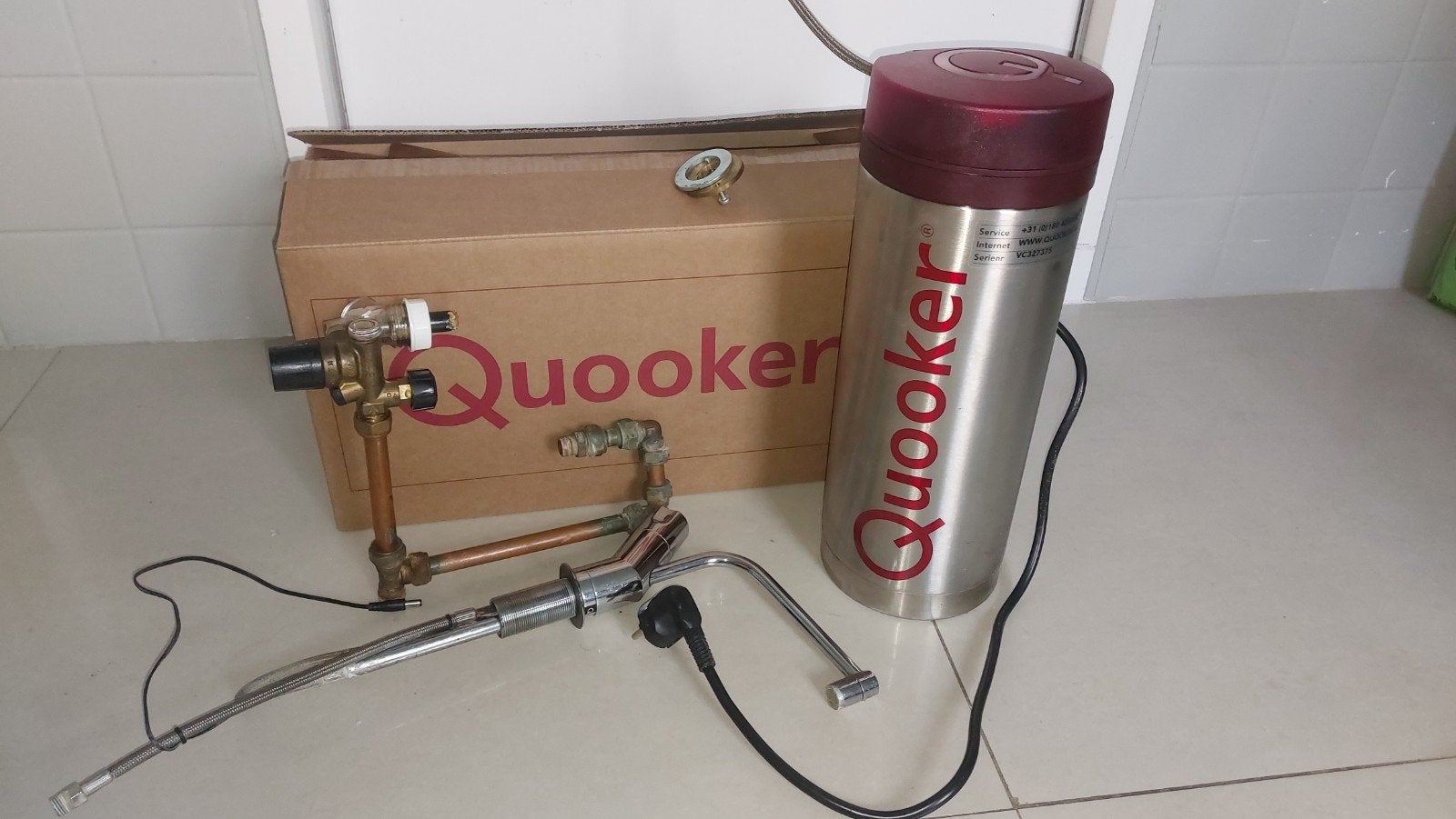 Quooker Pro3-VAQ incl kraan en instal., Huis en Inrichting, Ophalen of Verzenden, Gebruikt