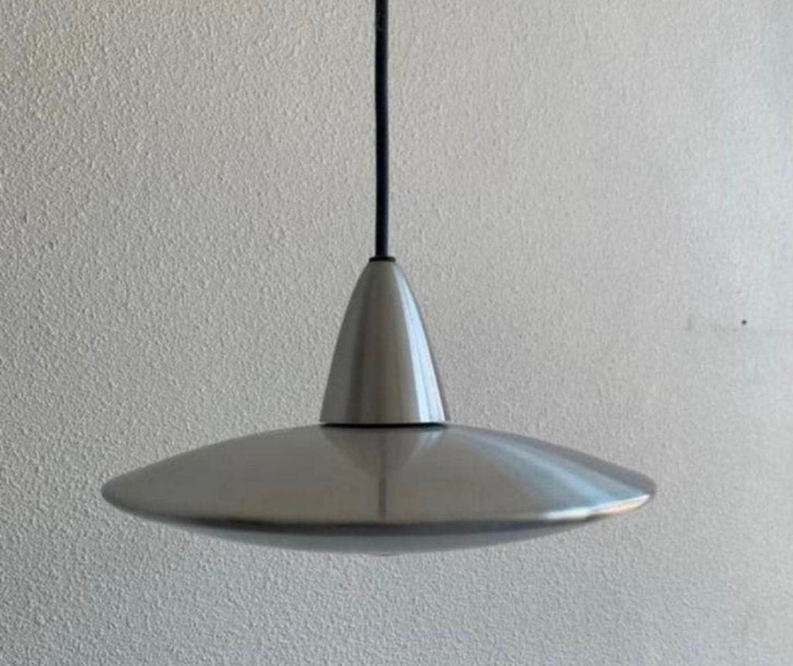Lamp twee space age Hala UFO model hanglampen jaren 70, Ophalen of Verzenden