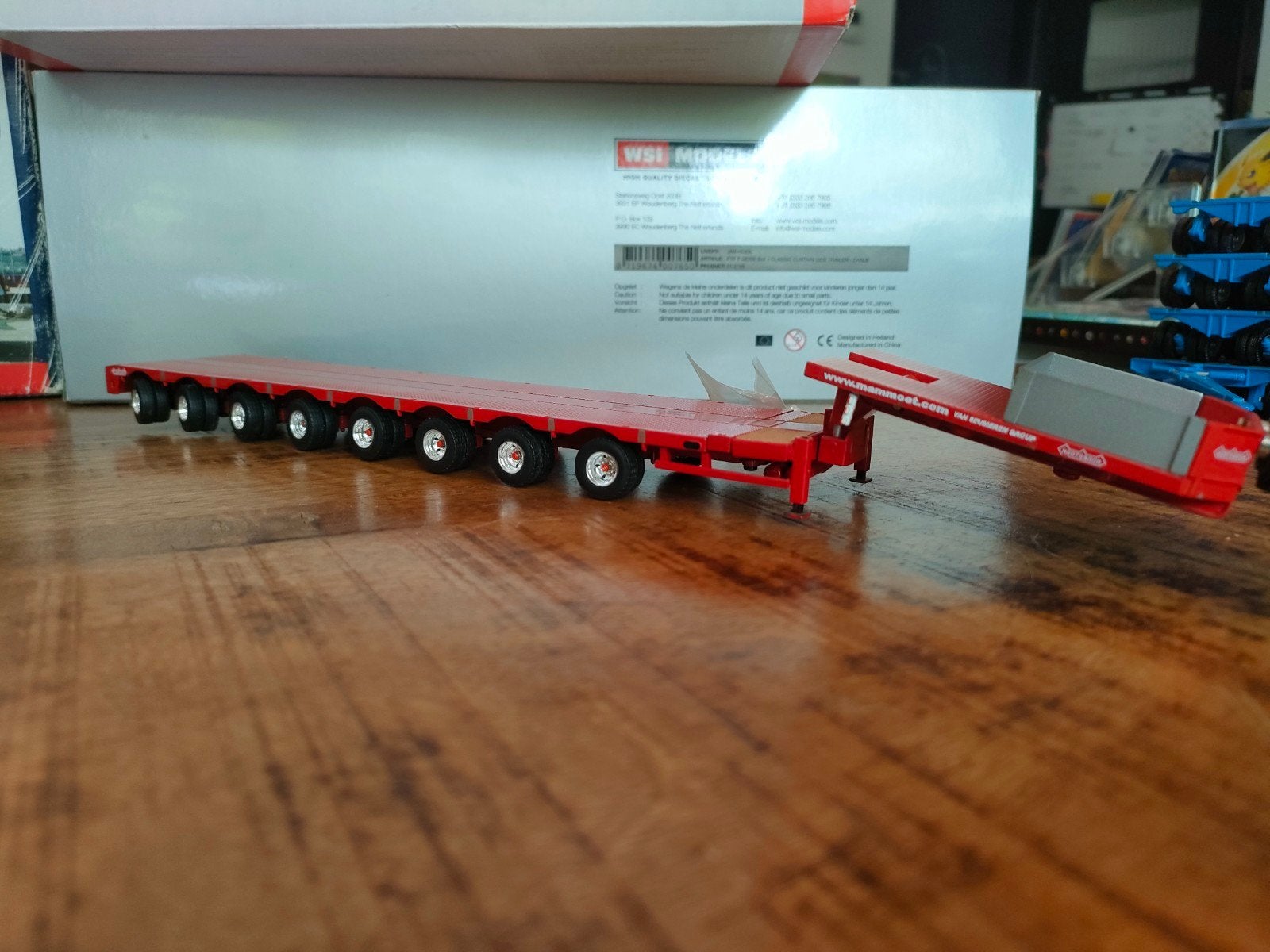 nooteboom 8as semidieplader, Ophalen of Verzenden, Zo goed als nieuw, Bus of Vrachtwagen, Wsi