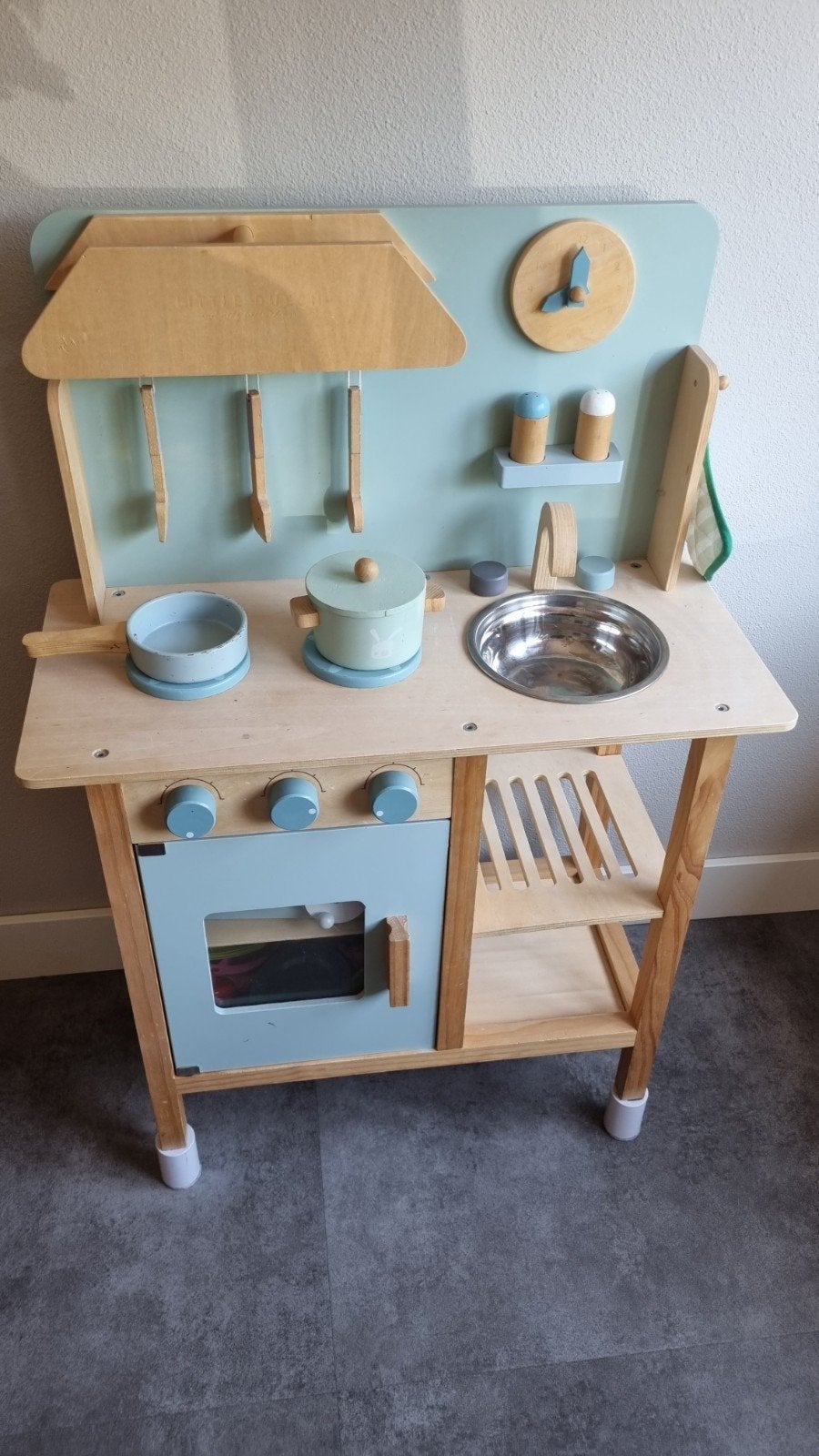 Little dutch houten speelkeuken met accessoires, Kinderen en Baby's, Speelgoed | Speelkeukens, Ophalen