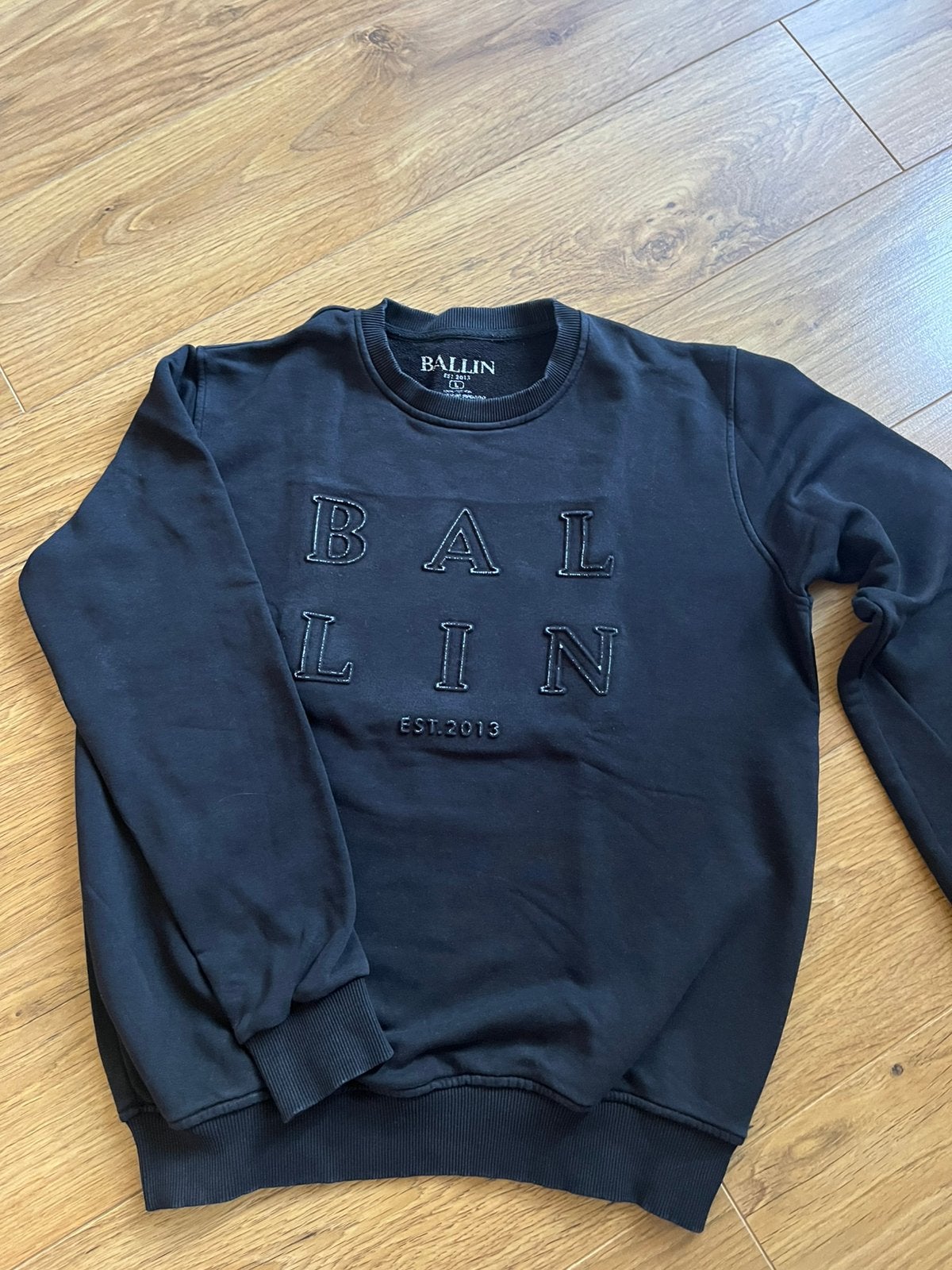 Sweater Ballin maat L, Ophalen of Verzenden, Gedragen, Maat 52/54 (L), Zwart