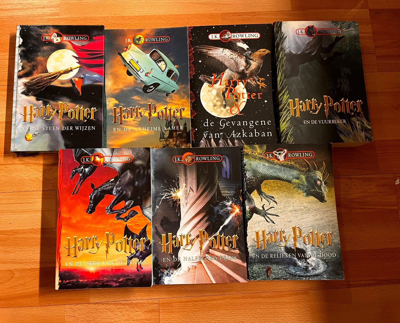 Complete set Harry Potter boeken, Boeken, Ophalen of Verzenden, Gelezen