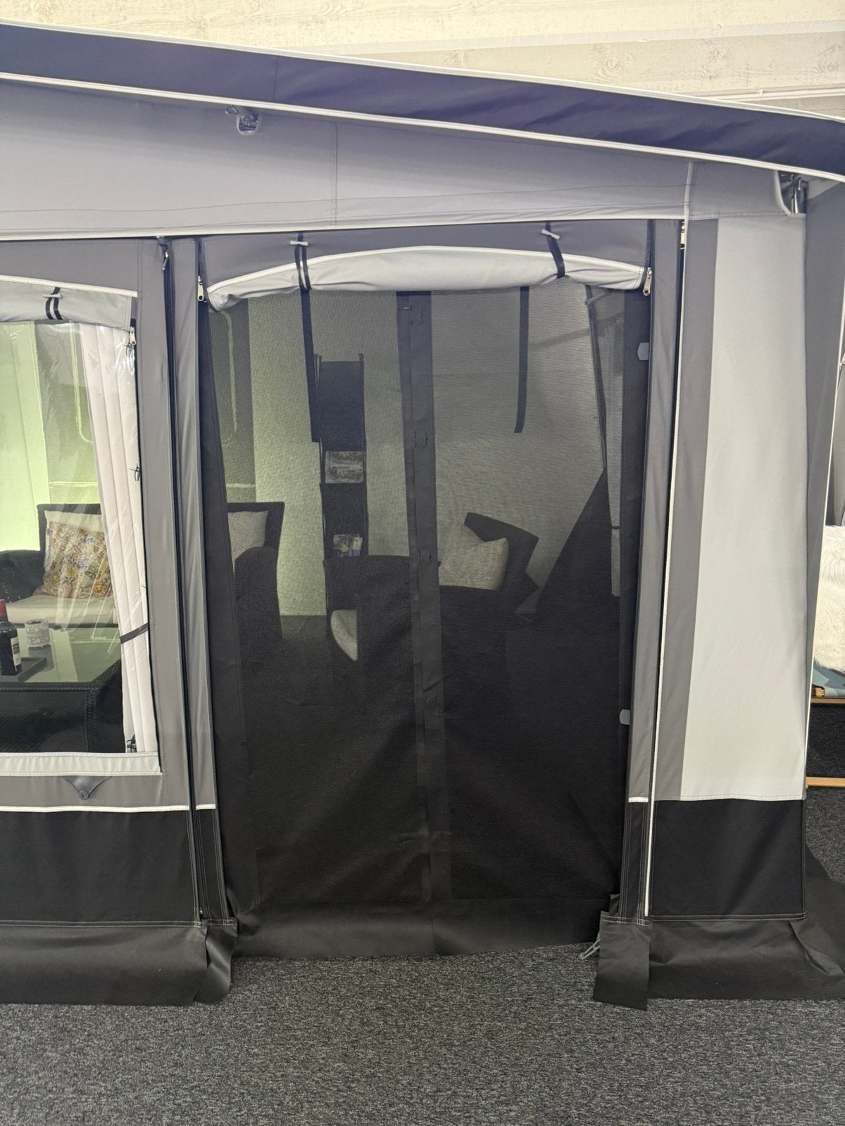 Gaasdeur met magneetsluiting (Brand, DWT en Gusto), Caravans en Kamperen, Caravan accessoires, Nieuw, Ophalen of Verzenden