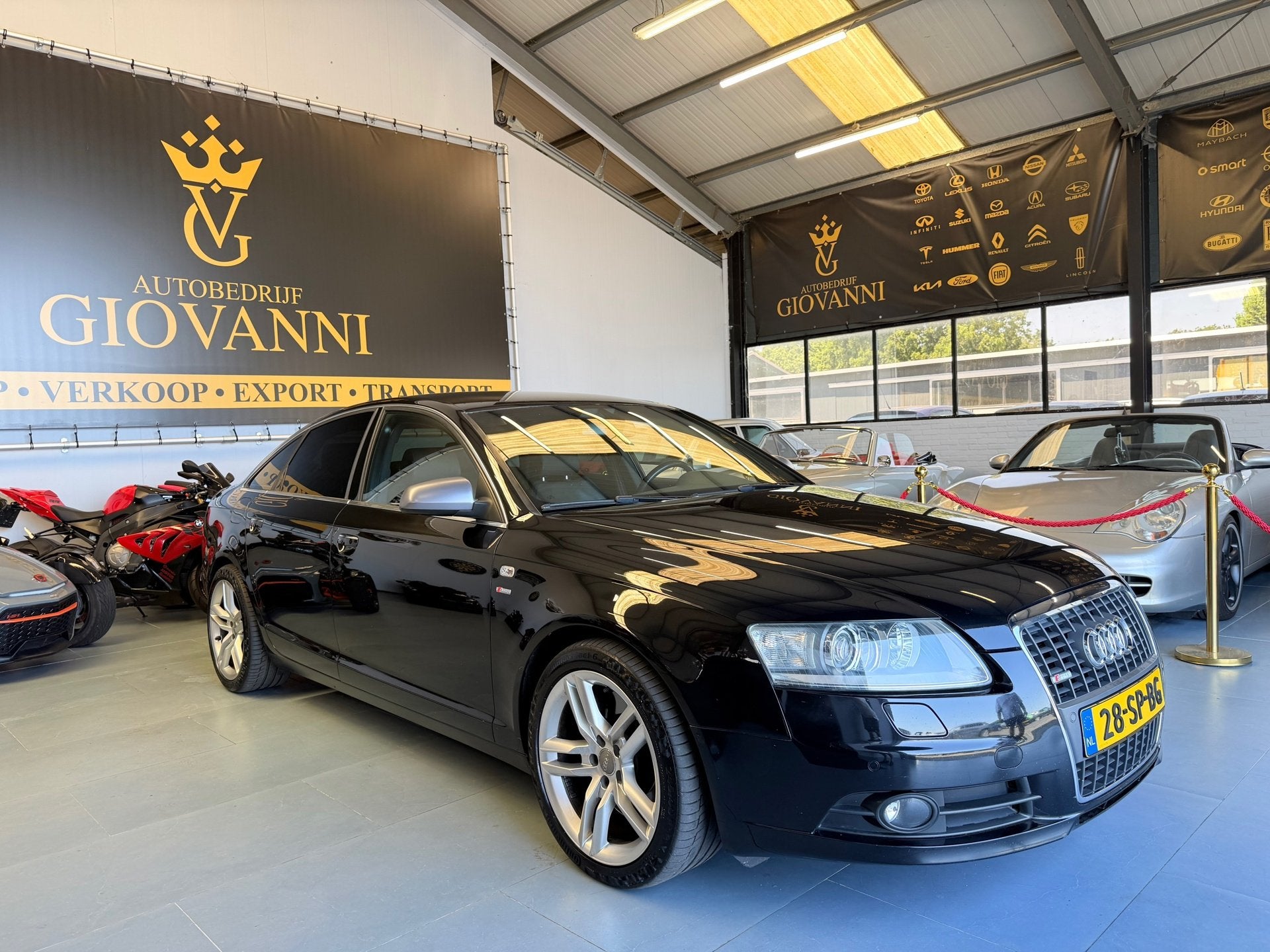 Audi A6 Limousine 4.2 FSI quattro Pro Line inruil mogelijk, Auto's, Audi, Automaat, Gebruikt, 8 cilinders, Zwart
