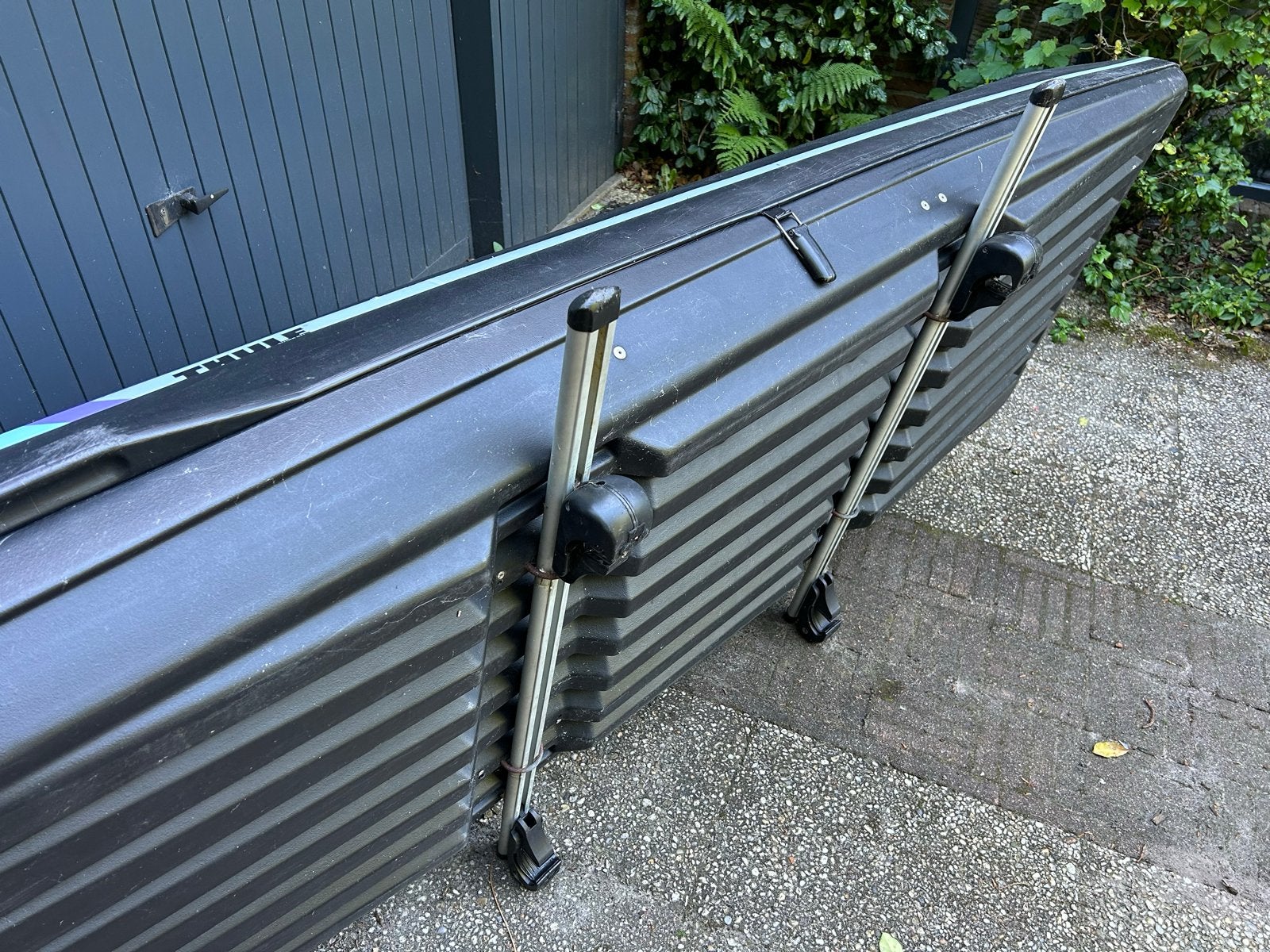 Thule 600 skikoffer met dakdragers, Auto diversen, Dakkoffers, Ophalen, Gebruikt