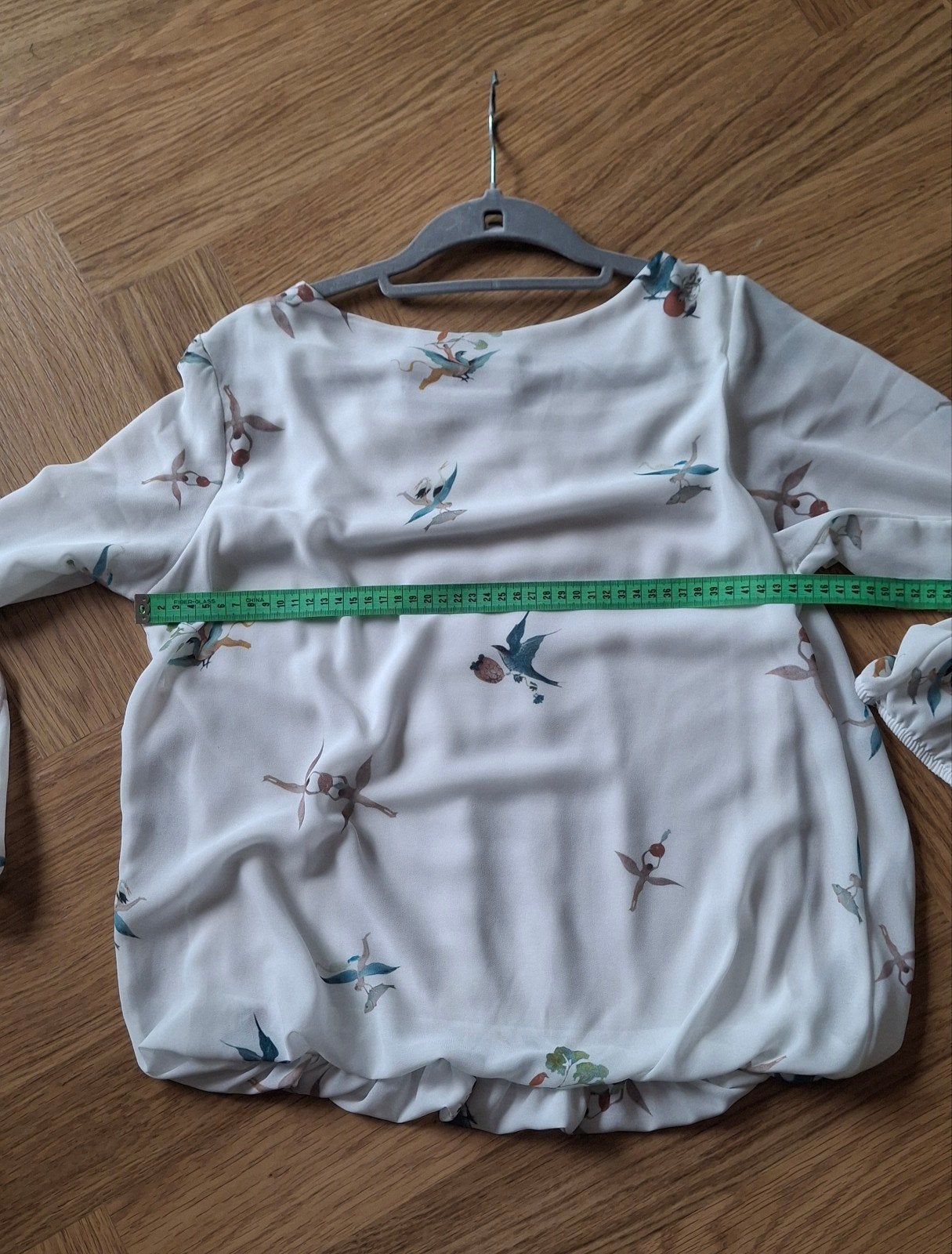 Addy by Addy van den Krommenacker blouse met vogelprint, Kleding | Dames, Maat 38/40 (M), Wit, Ophalen of Verzenden, Zo goed als nieuw