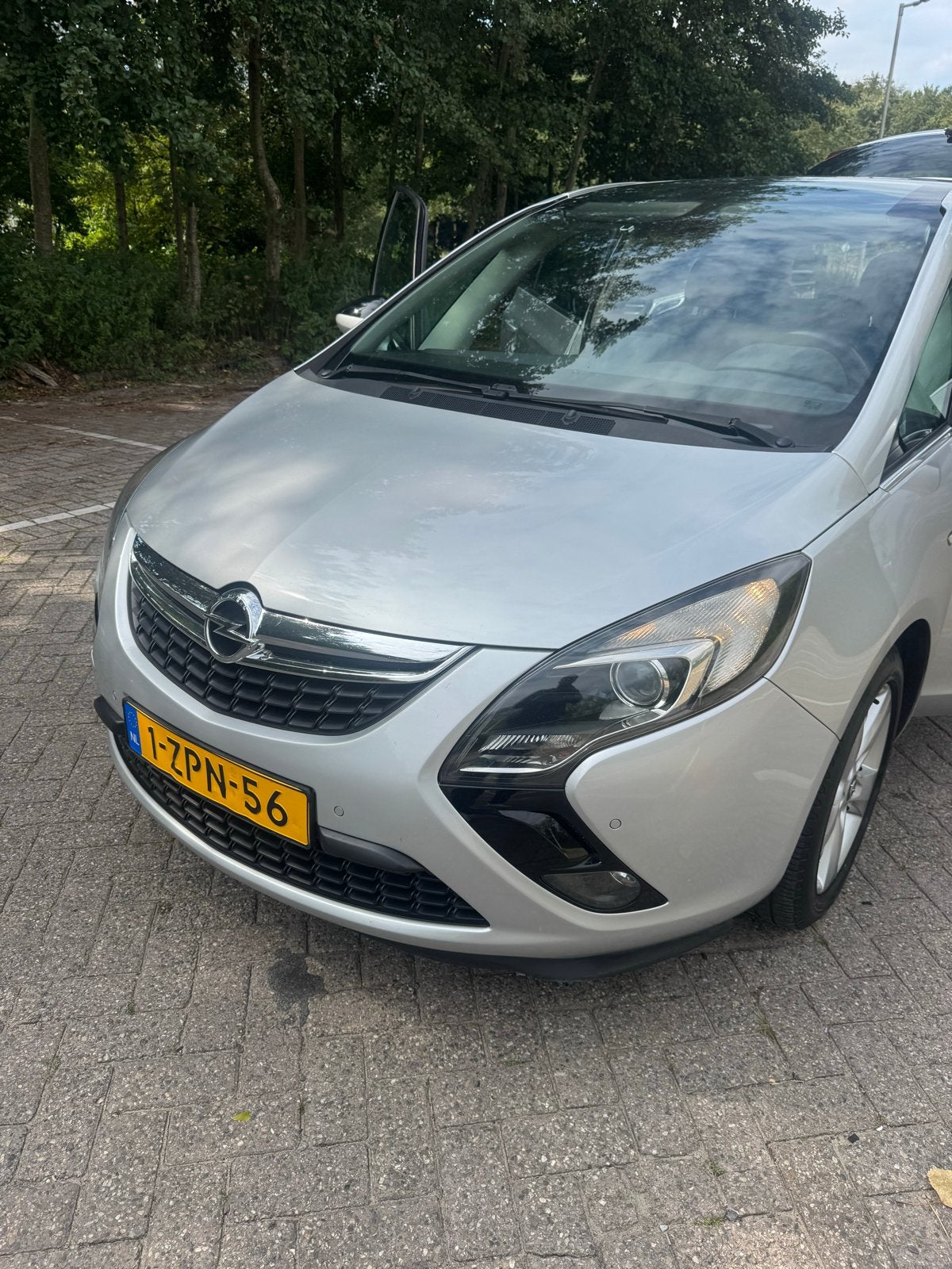 Opel Zafira 1.4 T 103KW AUT 2013 Grijs, Auto's, 4 cilinders, 7 stoelen, 1364 cc, Particulier