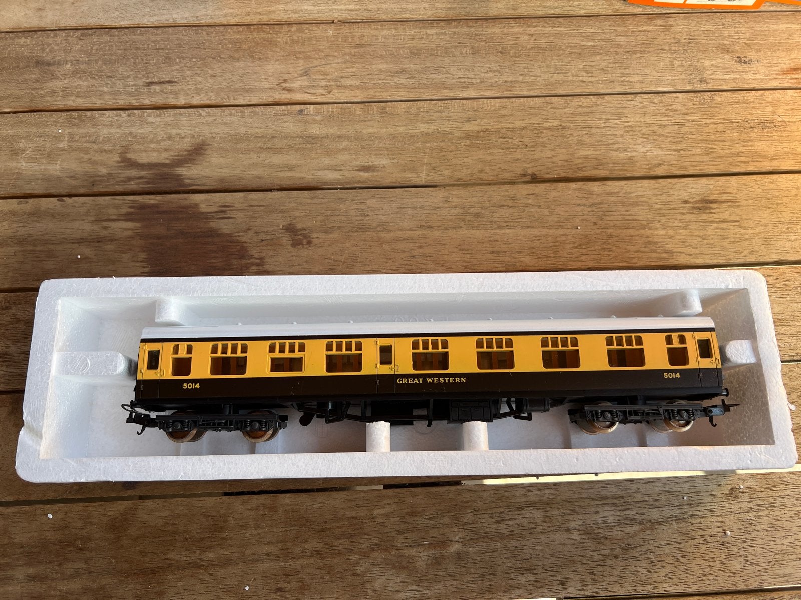Lima HO Serie Great Western Wagon 5014, Gebruikt, Gelijkstroom, Wagon, Ophalen of Verzenden